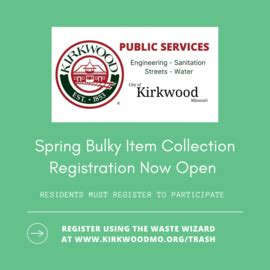 city of kirkwood trash|Bulky item collection .